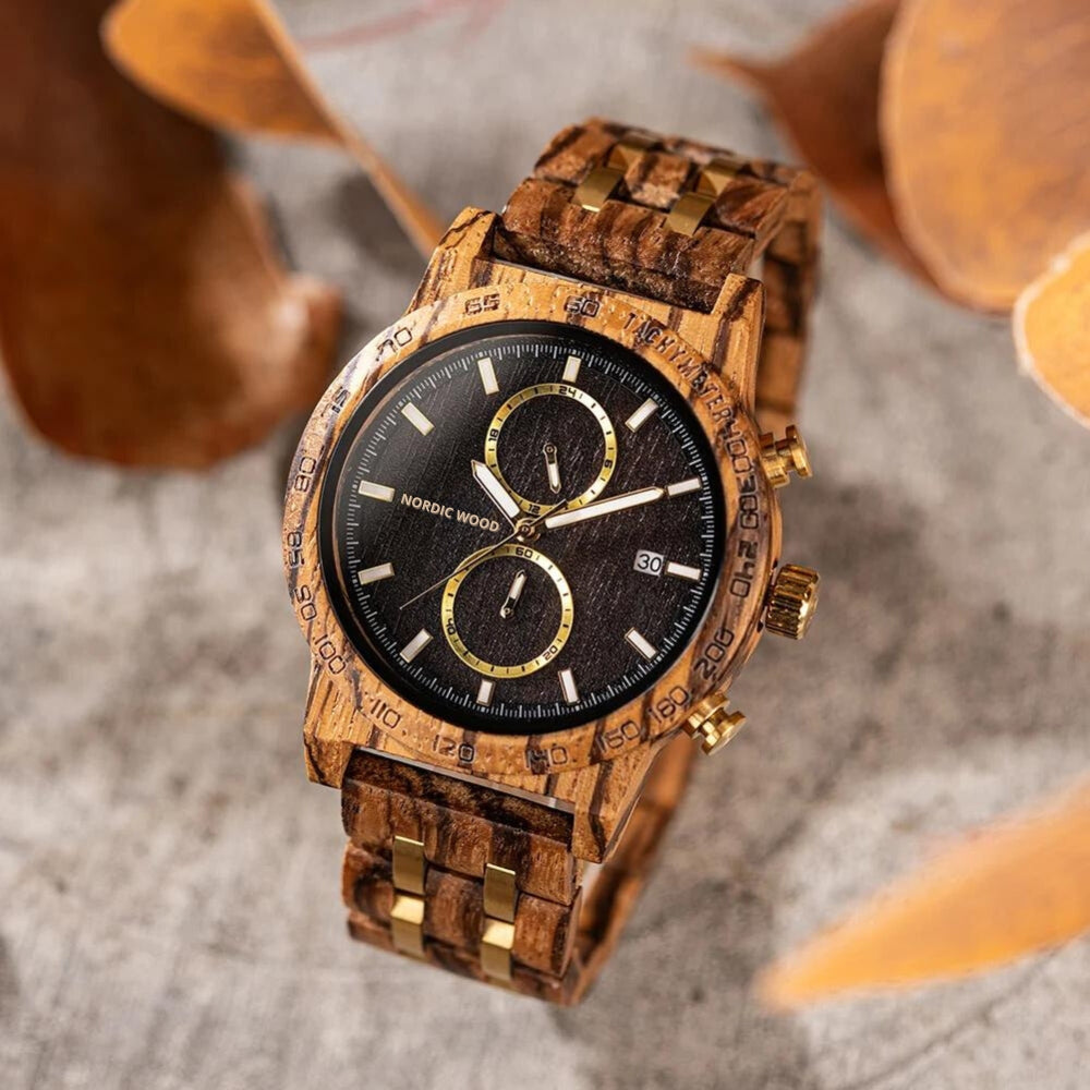 montre-en-bois-zebre-homme-chronographes