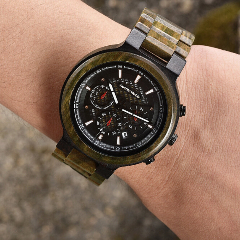 montre-militaire-en-bois-vert