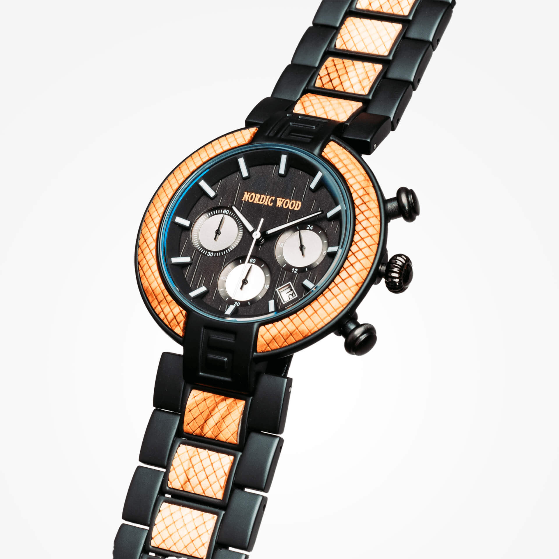 Bracelet montre black fashion oak